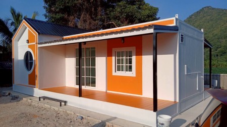 บ้าน ขาย ทำโฮมออฟฟิศ บ้านสวนรีสอร์ท เหมาะสำหรับบ้านพักอาศัย น็อคดาวน์ บ้านพักคนงาน