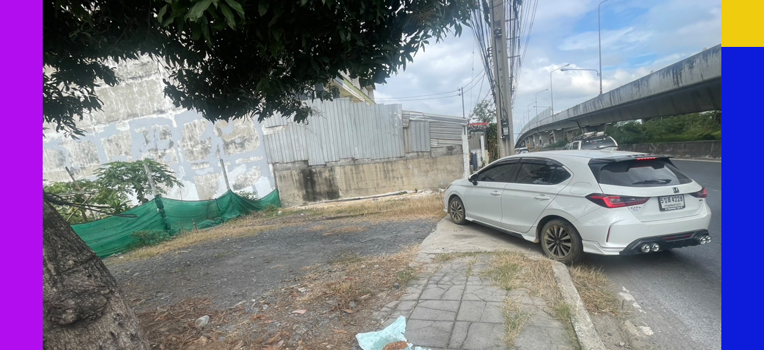 ขาย ที่ดิน เหมาะทำหอพัก ที่ดินสาย5เจ้าของขายเอง ทำอพารทเม้นท์คลังสินค้า ติดถนนใหญ่ ราคาถูก